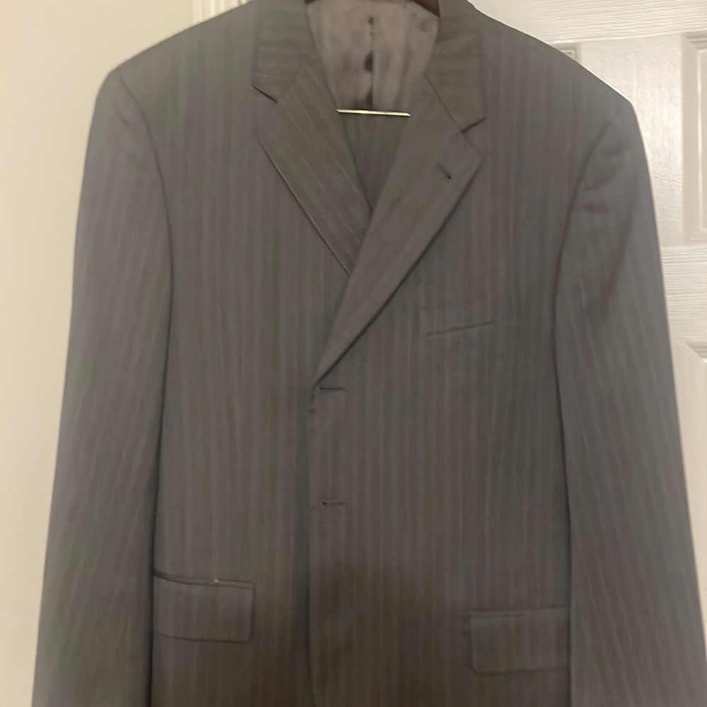 Mitchell’s Westport gray pinstripe